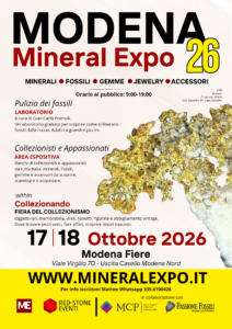 Locandina di Modena Mineral Expo 2026