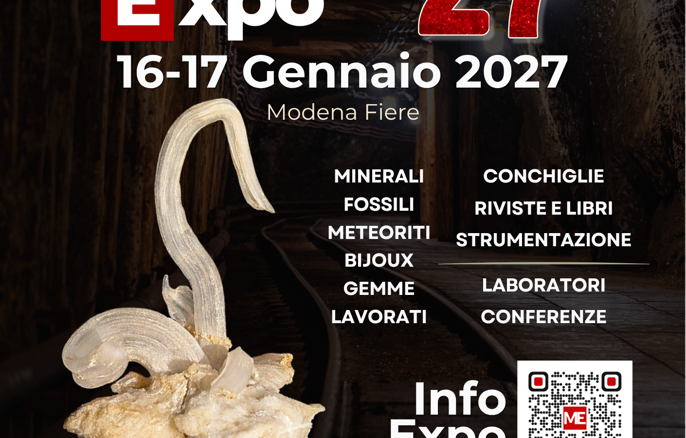 Modena Mineral Expo 2027 — immagine di copertina