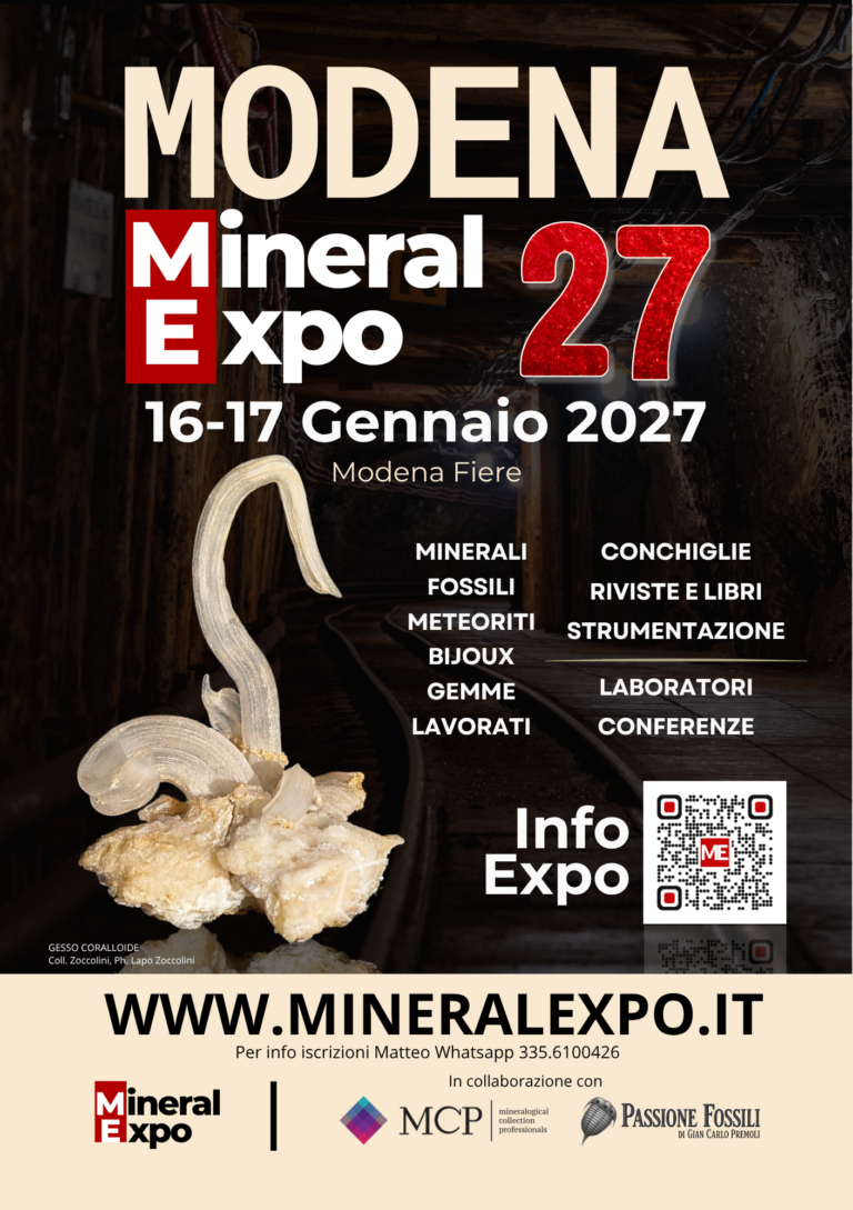 Locandina di Modena Mineral Expo 2027